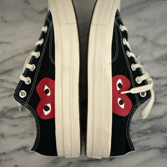 Comme Des Garcons PLAY
x Converse Unisex Chuck Taylor Lace Up Sneakers M7 W9 NEW - Picture 7 of 14